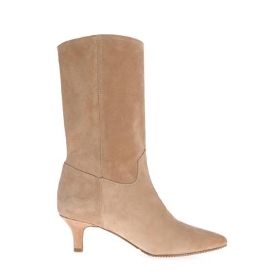 Cizme Elena Bej cu Toc Stiletto