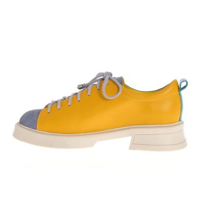 Sneaker Alina albastru-galben-mov-gri