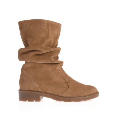 Botine Alexia maro din suede casual