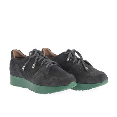 Sneaker Eva gri cu talpă verde