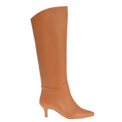 Cizme cu toc Anamaria tan